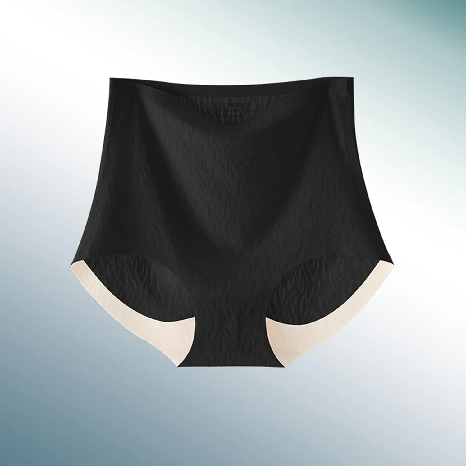 Franterd High Waist Seamless Underwear for Women Full Coverage Brief No Show Panties Sexy Comfortable Ladies Bikini Underwear