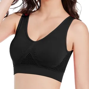 Full Coverage Bras for Women Comfortable Seamless Breathable Bralettes Plus Size Push Up Wireless Underwear