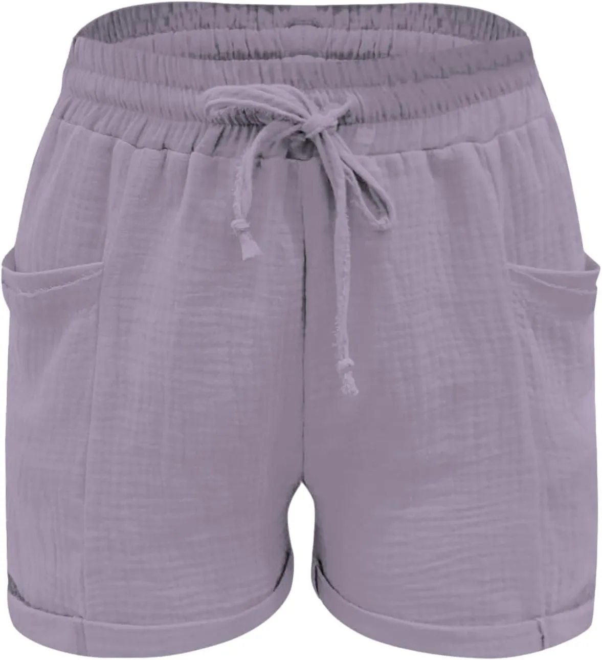 Gym Shorts Women Casual Summer Cargo High Waisted Wide Leg Shorts Solid Loose Fit Lightweight Short Pants