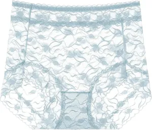 Heevina High Waisted Underwear For Women Lace Sexy Full Coverage Shaping Panty Panties Tummy Control Soft Seamless