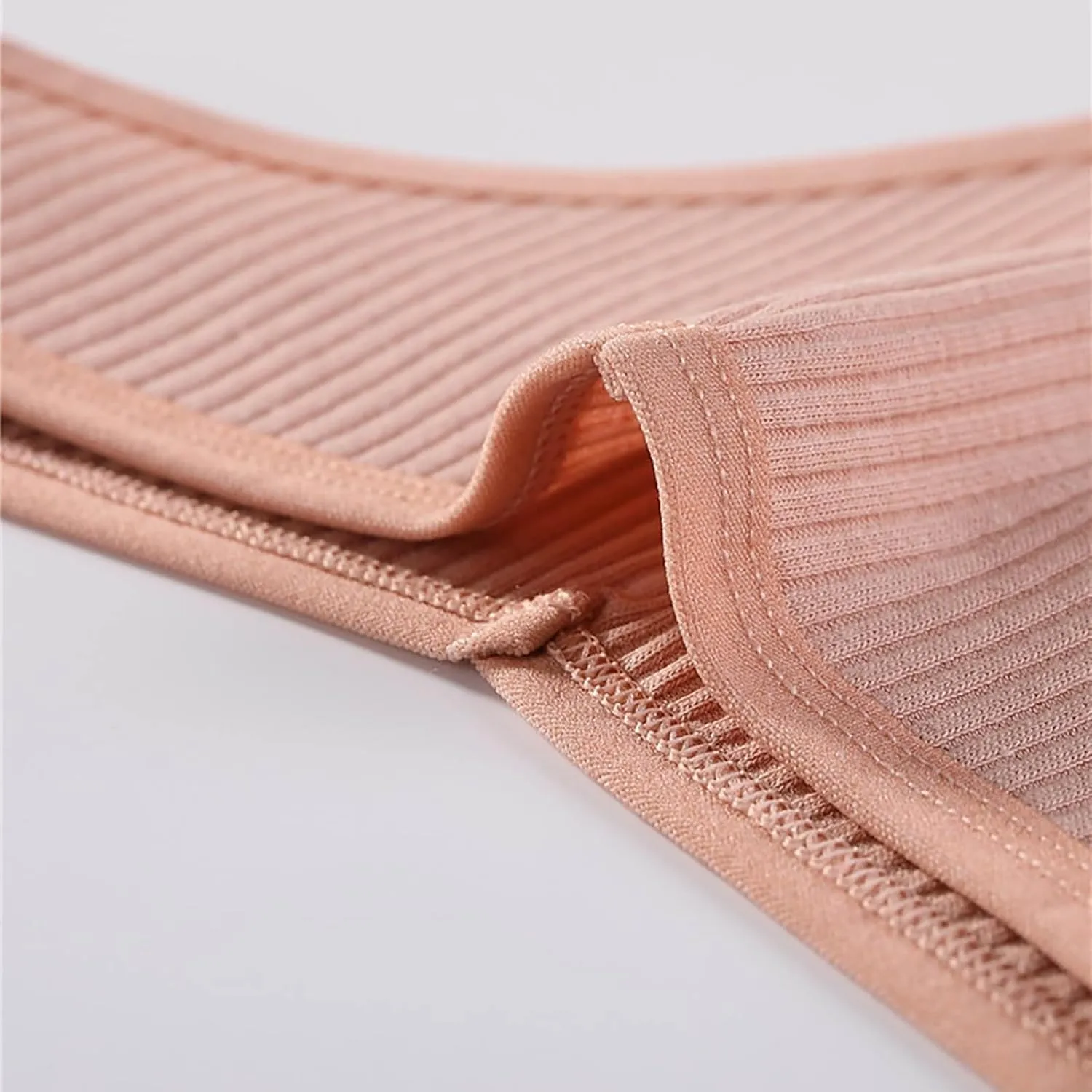 Heevina Thongs For Women Ribbed Seamless Bikini Breathable Panty Low Rise Thongs Soft Tangas Curvy Panties