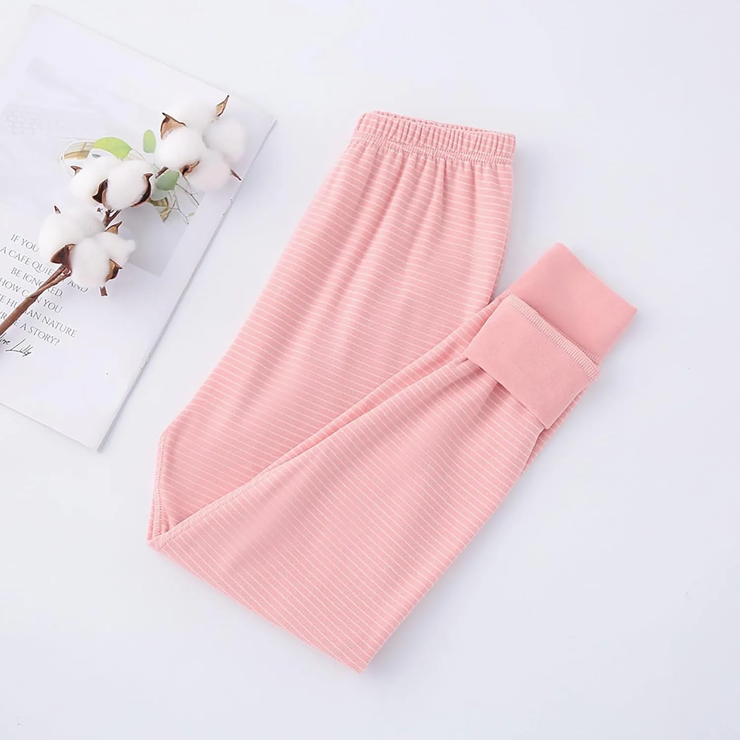Kids Leggings Baby Girls Winter Thick Warm Pant Fleece Lined Slim Tights Casual Joggers Underwear Pants