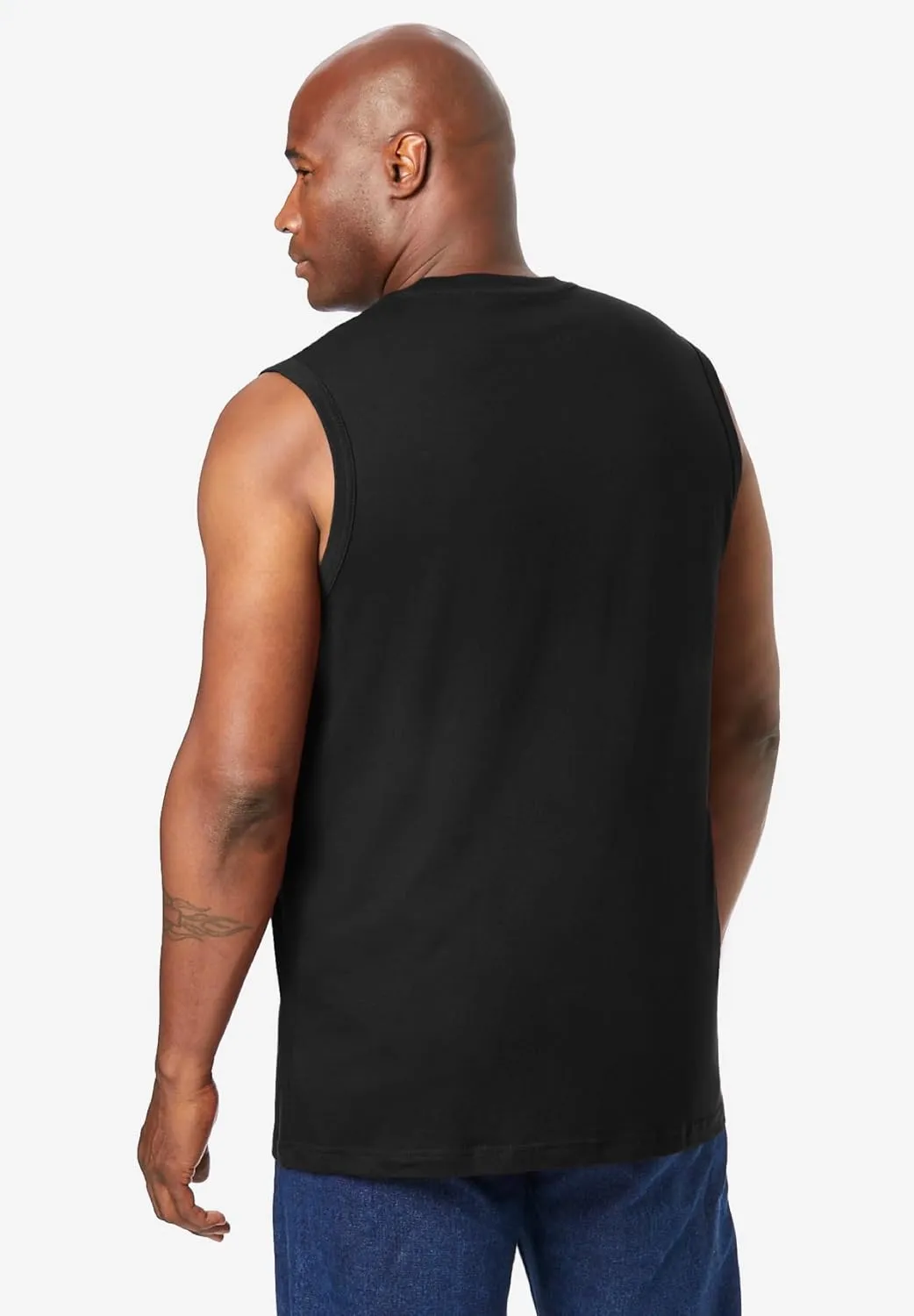 KingSize Men's Big & Tall Shrink-Less Lightweight Muscle T-Shirt