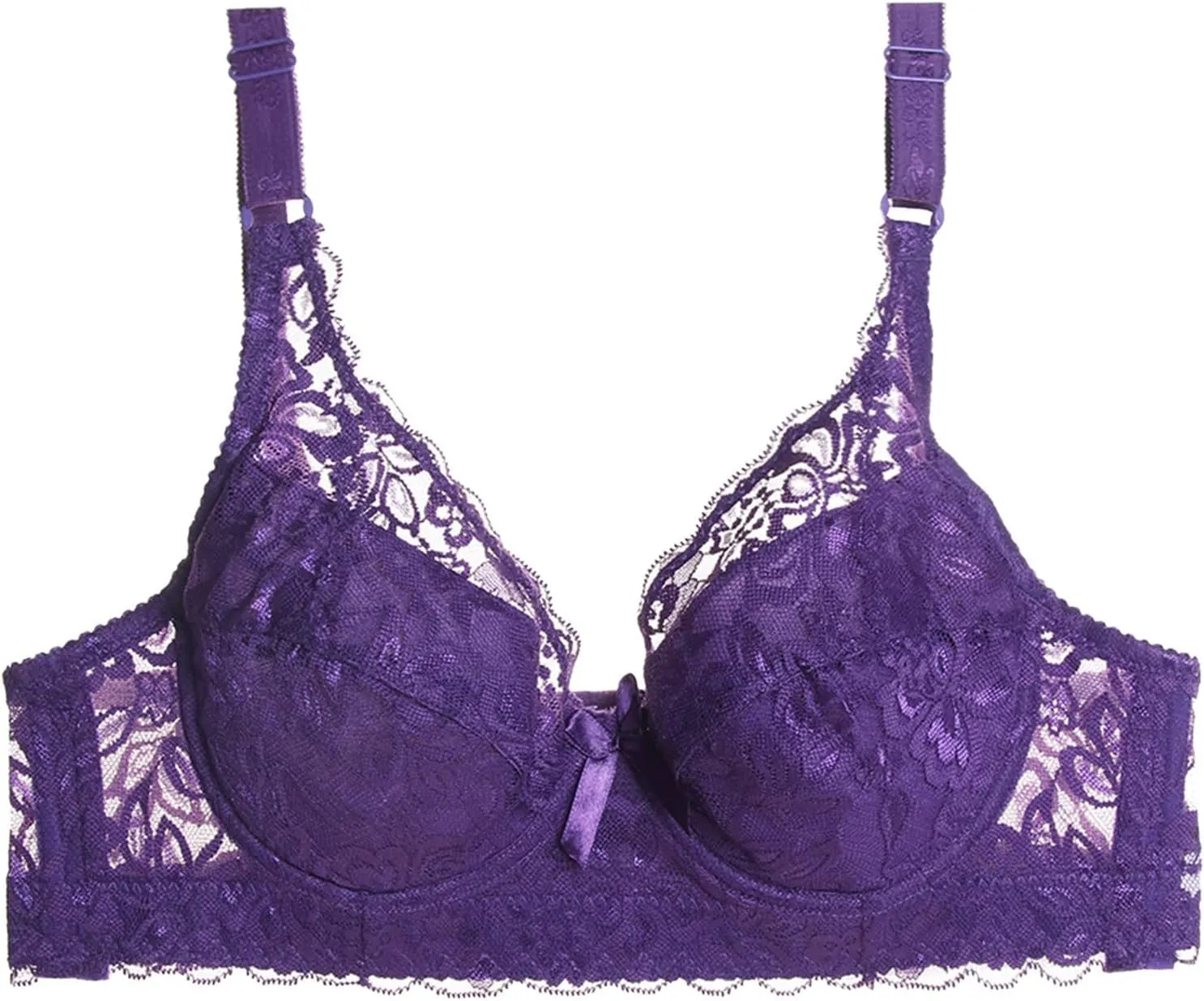 Lace Bralettes Womens Plunge Wireless Bras Camisole Tops Cami Strappy Sexy Soft Push Up Bras with Support