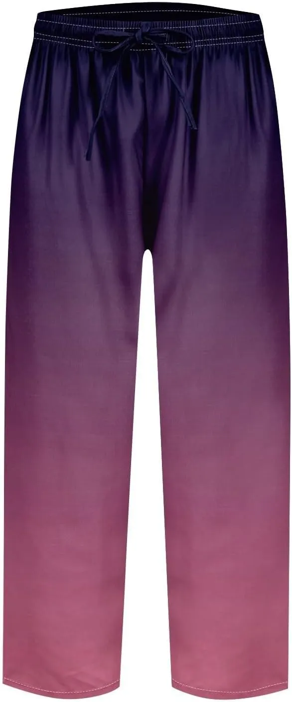 LCMTWX Petite Linen Pants Waist Pants Drawstring Capri Pants with Pockets Wide Leg Cropped Pants for Women Linen Pant