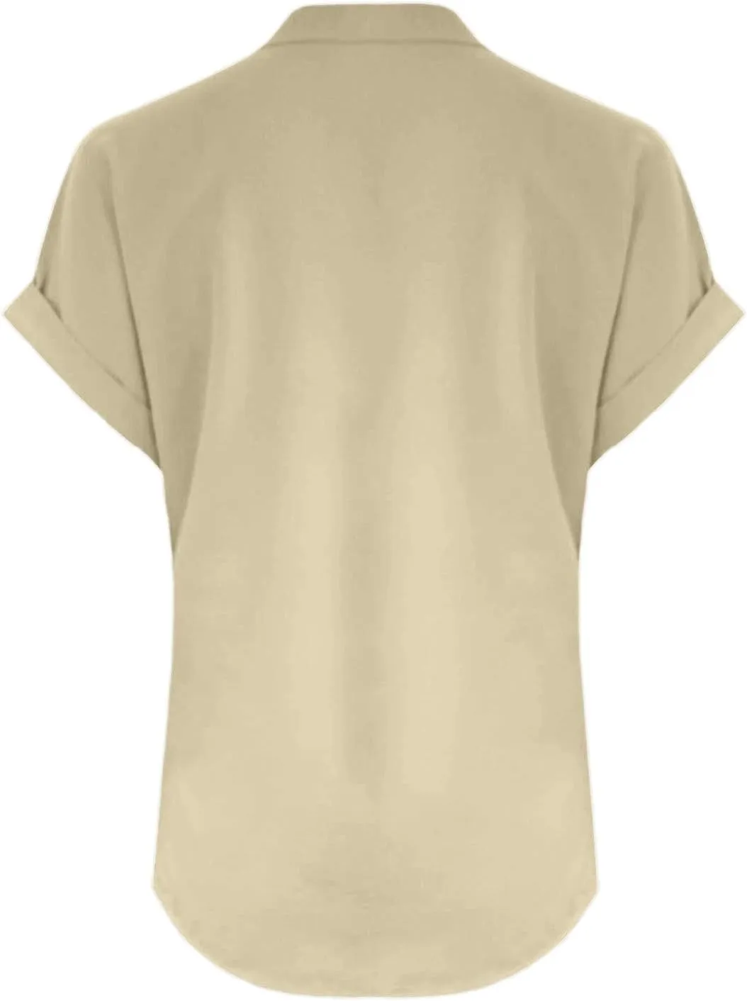 Linen Tops for Women Oversized Crewneck Summer Short Sleeve Linen Tee Shirts Buttons Casual Comfy Tunics Top