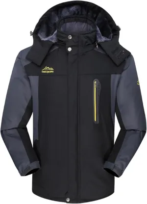 Mens 2023 Mountain Waterproof Ski Snow Jacket Winter Windproof Rain Jackets Waterproof Outdoor Mountain Hiking Coats