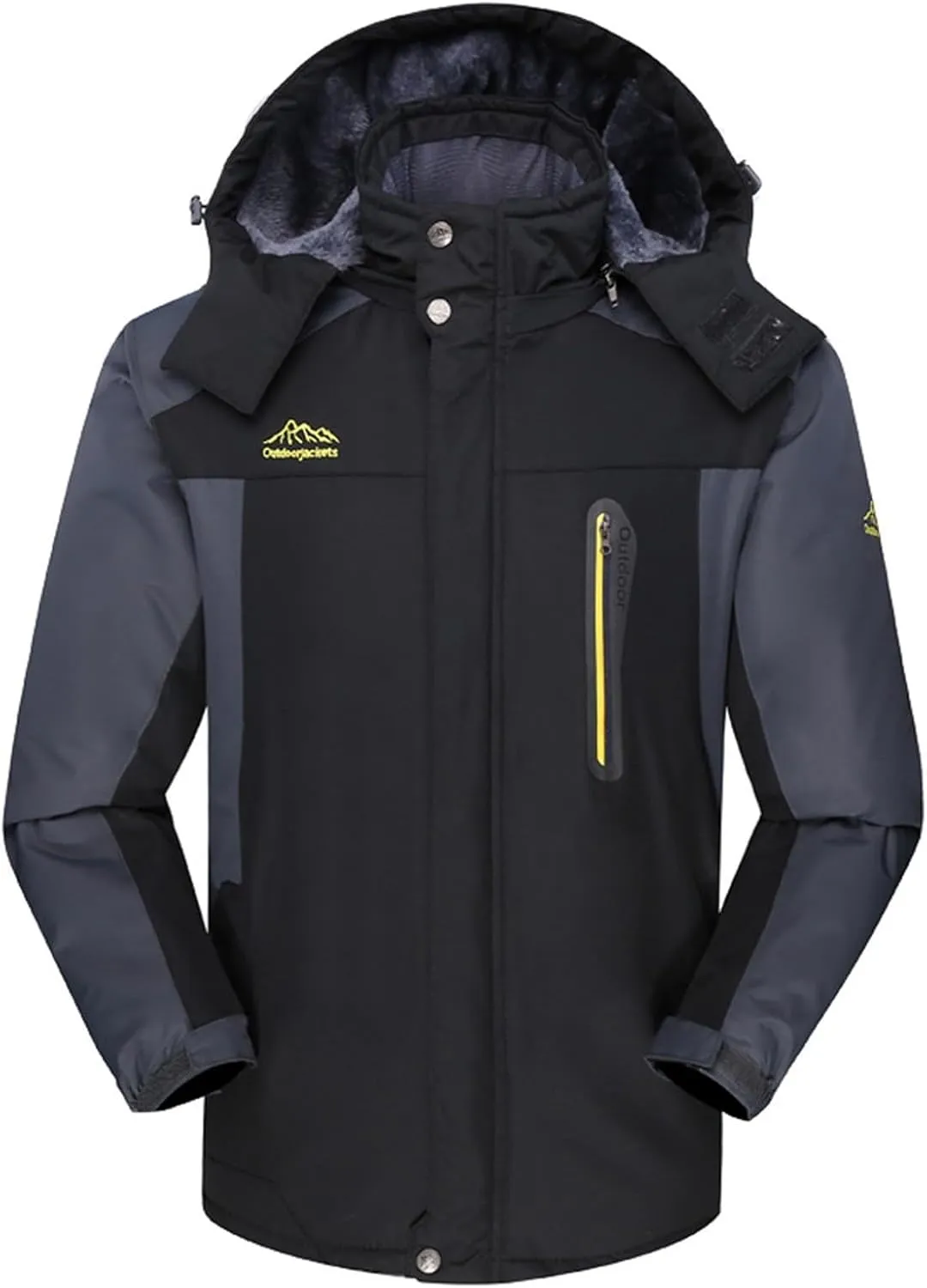 Mens 2023 Mountain Waterproof Ski Snow Jacket Winter Windproof Rain Jackets Waterproof Outdoor Mountain Hiking Coats