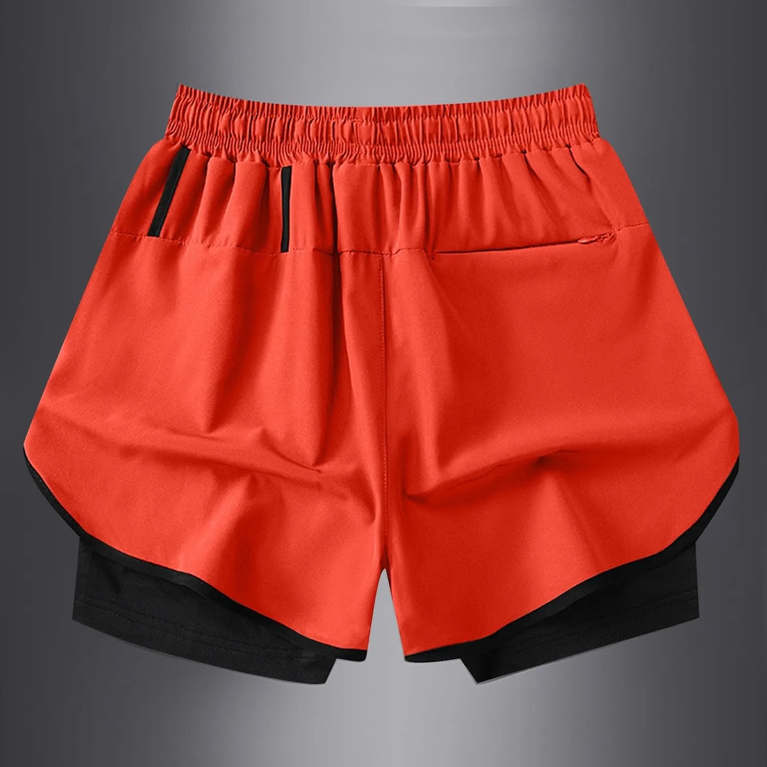 Mens Athletic Shorts 3 Inch Inseam with Liner Running Gear Quick Dry Lightweight and Breathable Back Zipper Pocket 2025