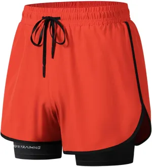 Mens Athletic Shorts 3 Inch Inseam with Liner Running Gear Quick Dry Lightweight and Breathable Back Zipper Pocket 2025