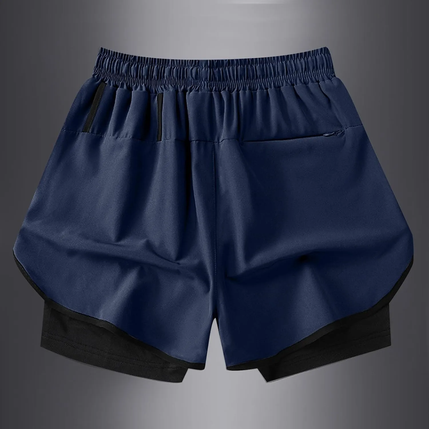 Mens Athletic Shorts 3 Inch Inseam with Liner Running Gear Quick Dry Lightweight and Breathable Back Zipper Pocket 2025