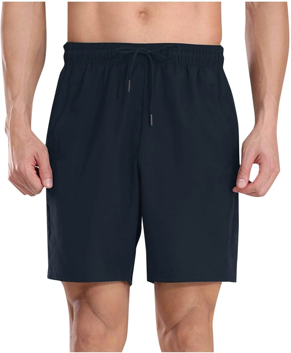 Men's Athletic Shorts Casual Lightweight Quick Dry Basketball Gym Shorts for Running Workout Activewear with Pocket