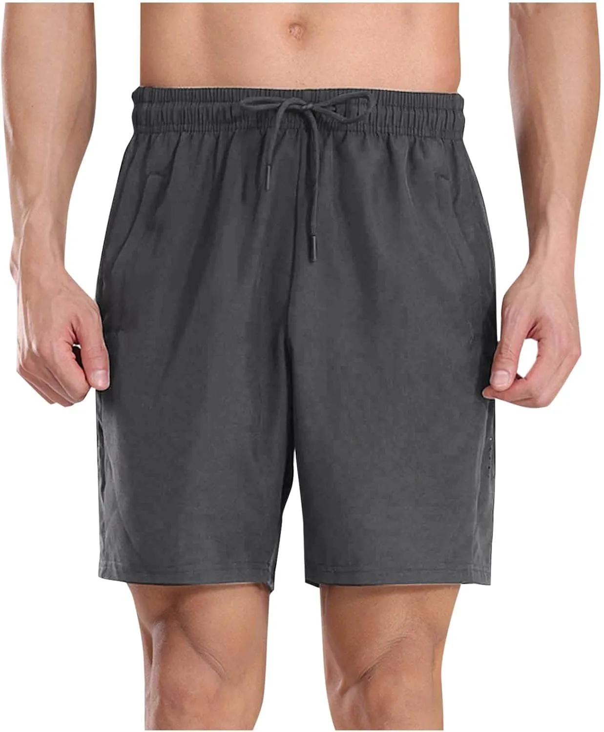 Men's Athletic Shorts Casual Lightweight Quick Dry Basketball Gym Shorts for Running Workout Activewear with Pocket