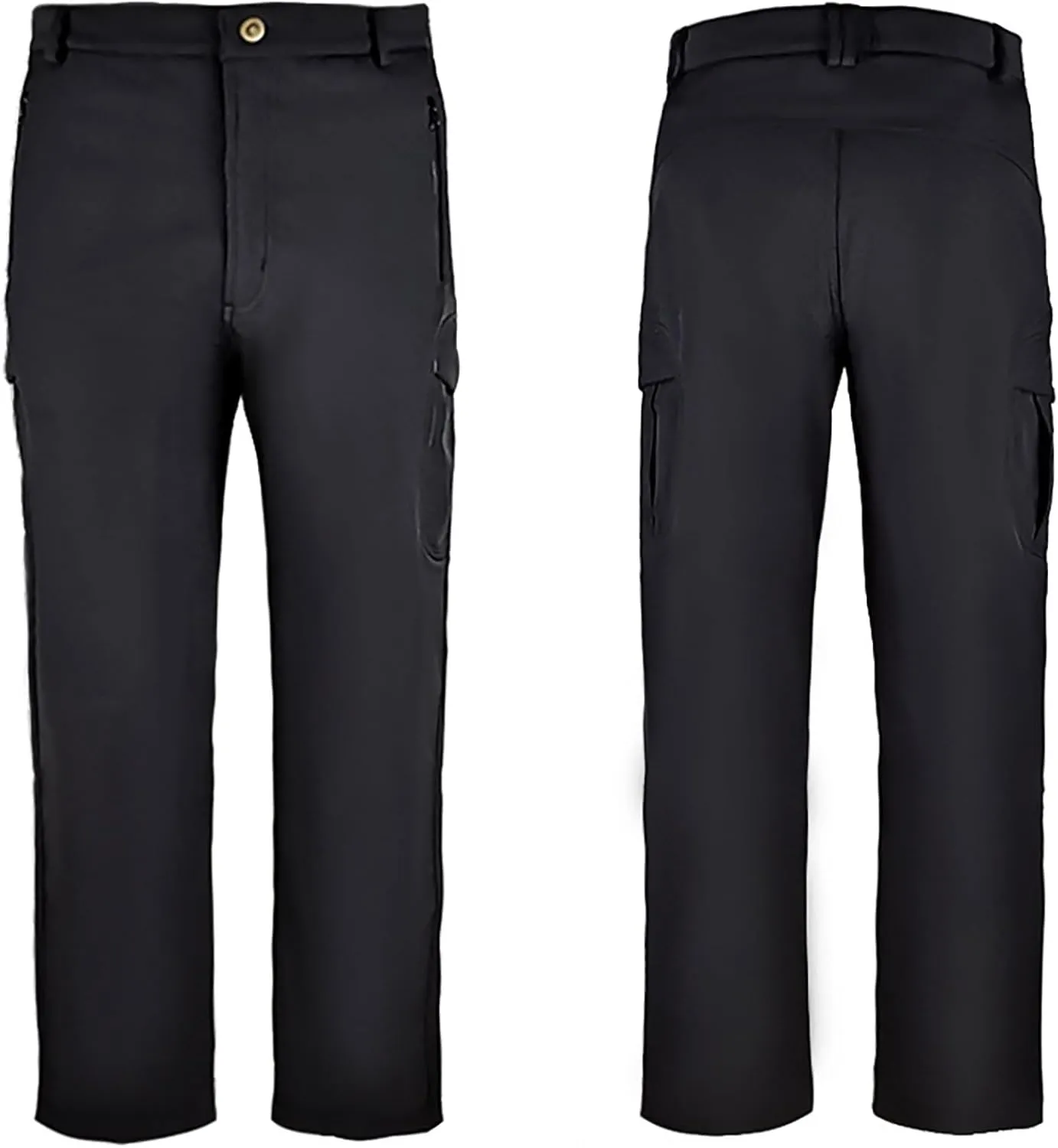 Mens Camo Pants Flexcamo - Tactical Waterproof Cargo Pants Fleece Lined Military Work Pants Warm Winter Hiking Pants