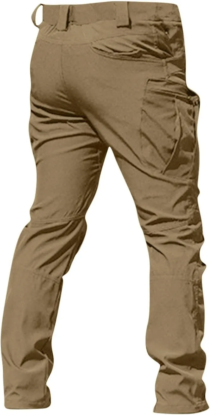 Mens Cargo Pants Baggy Ripstop Pants Multi Pockets Outdoor Work Hiking Pants Match Mens Wild Cargo Pants