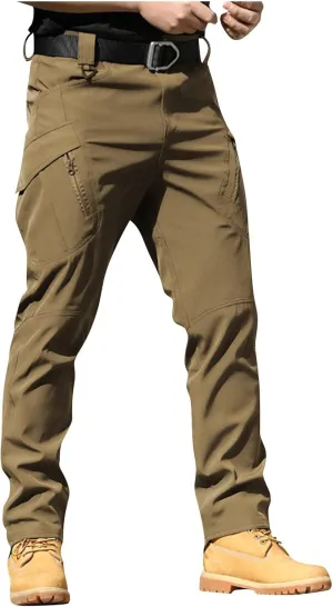 Mens Cargo Pants Baggy Ripstop Pants Multi Pockets Outdoor Work Hiking Pants Match Mens Wild Cargo Pants