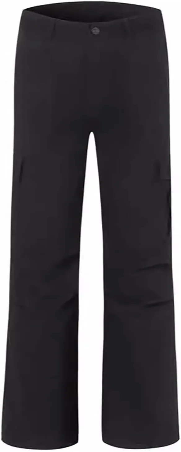 Mens Cargo Pants Classic-Fit Multi Pockets Work Pants Trendy Solid Color Daily Pants Casual Straight Leg Hiking Pants