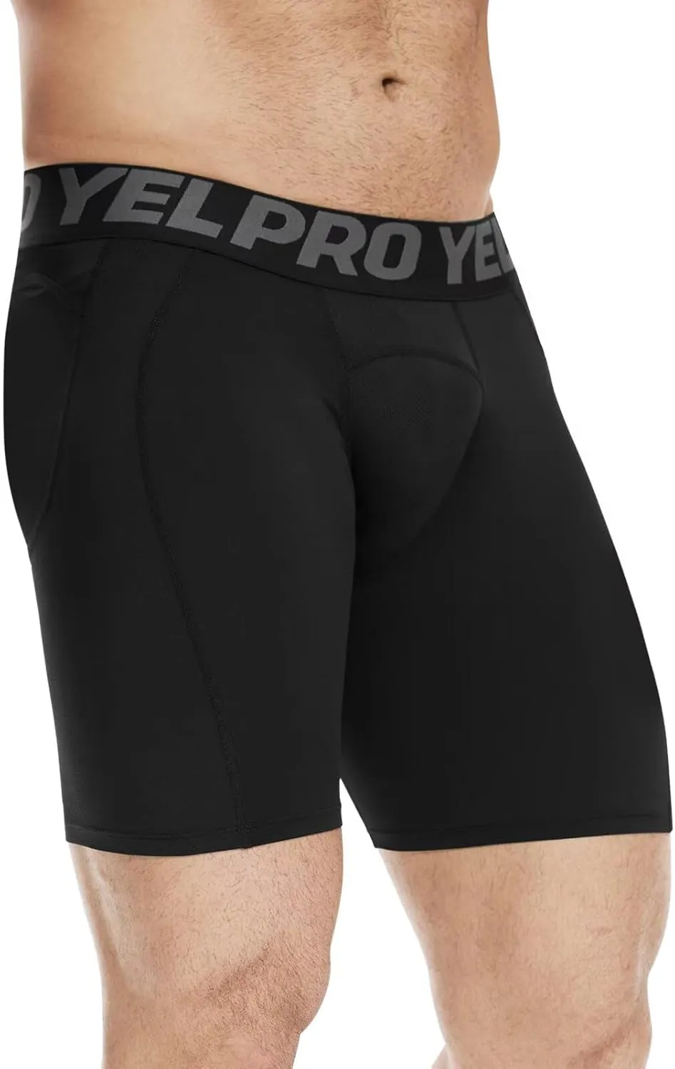 Mens Compression Shorts Quick Dry Basketball Spandex Shorts Light Athletic Underwear Shorts for Running Soccer