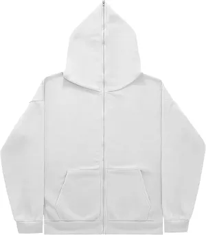 Men's Full Zip Sweatshirt with Hood Athletic Workout Long Sleeve Casual Hoodies Solid Color Sports Running Activewear