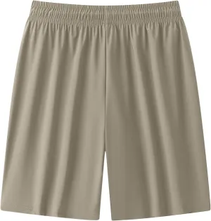 Mens Gym Shorts with Zipper Pockets Quick Dry Running Athletic Workout Gear Big & Tall Active Wear Sports and Outdoors