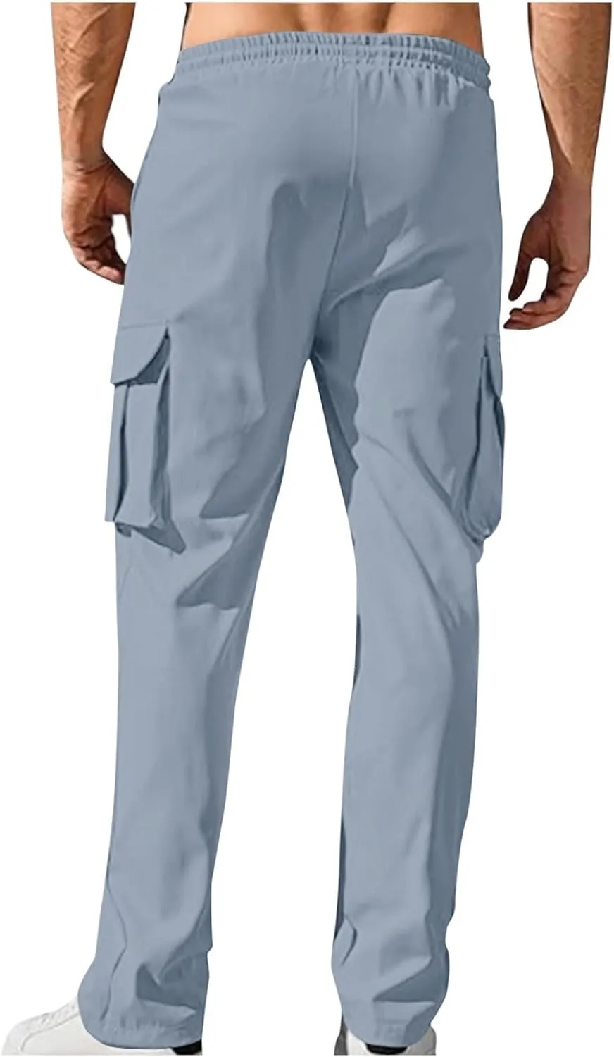 Mens Hiking Pants Tactical Cargo Pants for Men Mens Lightweight Pants Summer Workout Pants with Multi Pockets