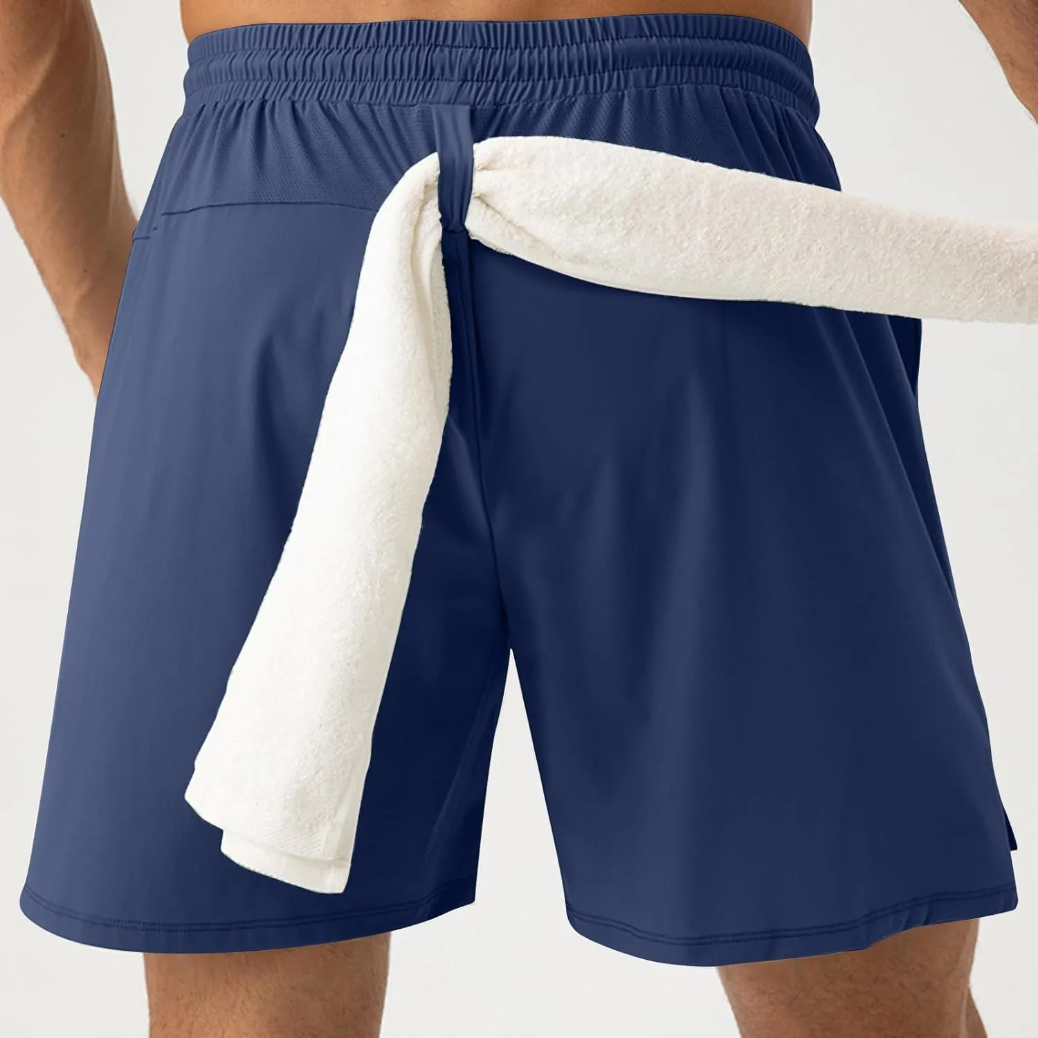 Mens Quick Dry Shorts 5 Inch Running Athletic Short Pants Loose Moisture Wicking Training Sports Pants Workout S-2XL