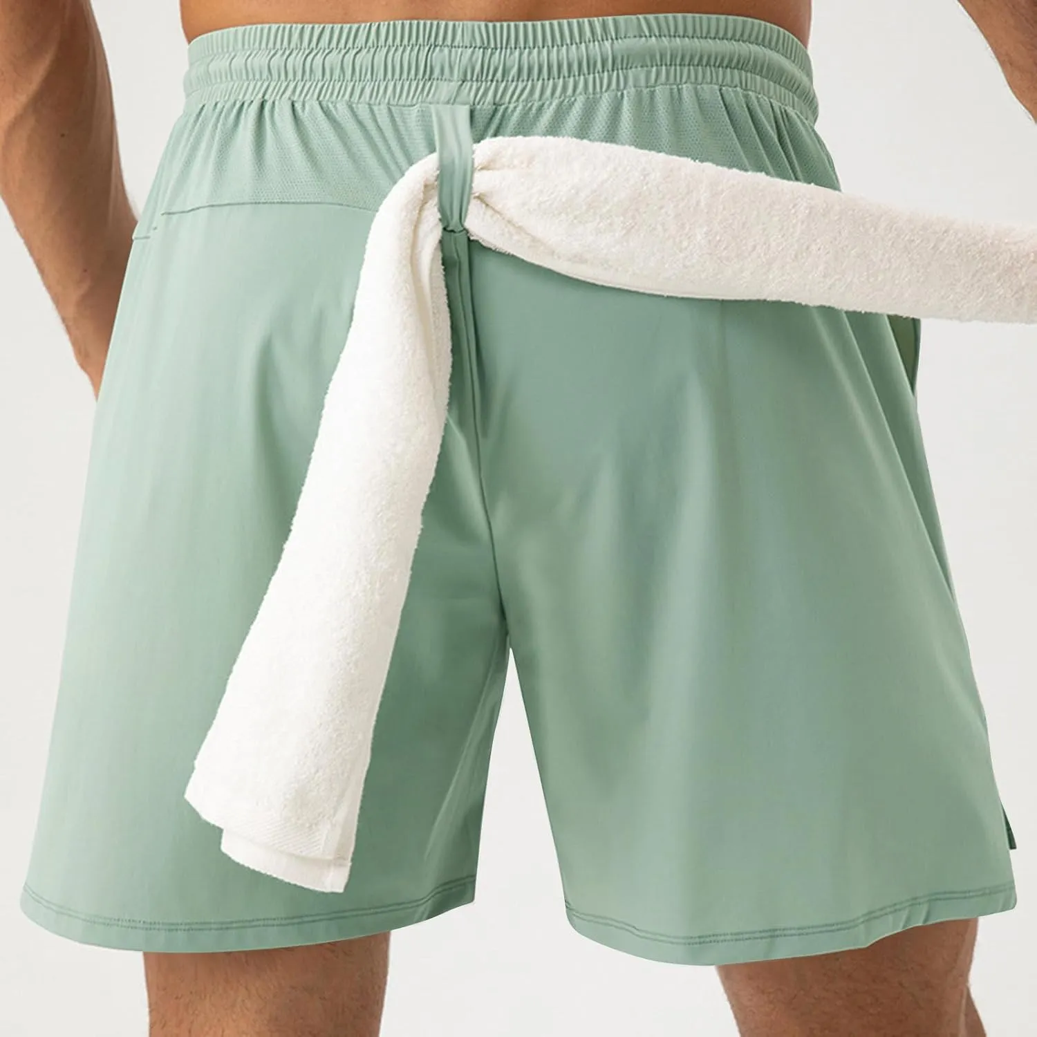 Mens Quick Dry Shorts 5 Inch Running Athletic Short Pants Loose Moisture Wicking Training Sports Pants Workout S-2XL