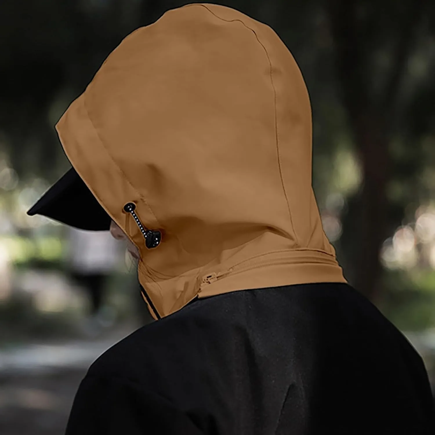Mens Waterproof Rain Jacket Fall Mountain Windbreaker Hooded Raincoat Lightweight Hood Rain Jackets Outdoor