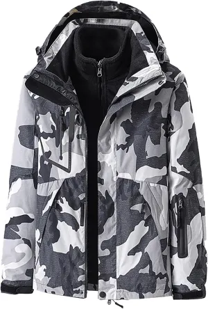 Mens Waterproof Rain Jacket Lightweight Raincoat Hooded Hiking Jacket Softshell Windbreaker Golf Fashion Coats Outdoor