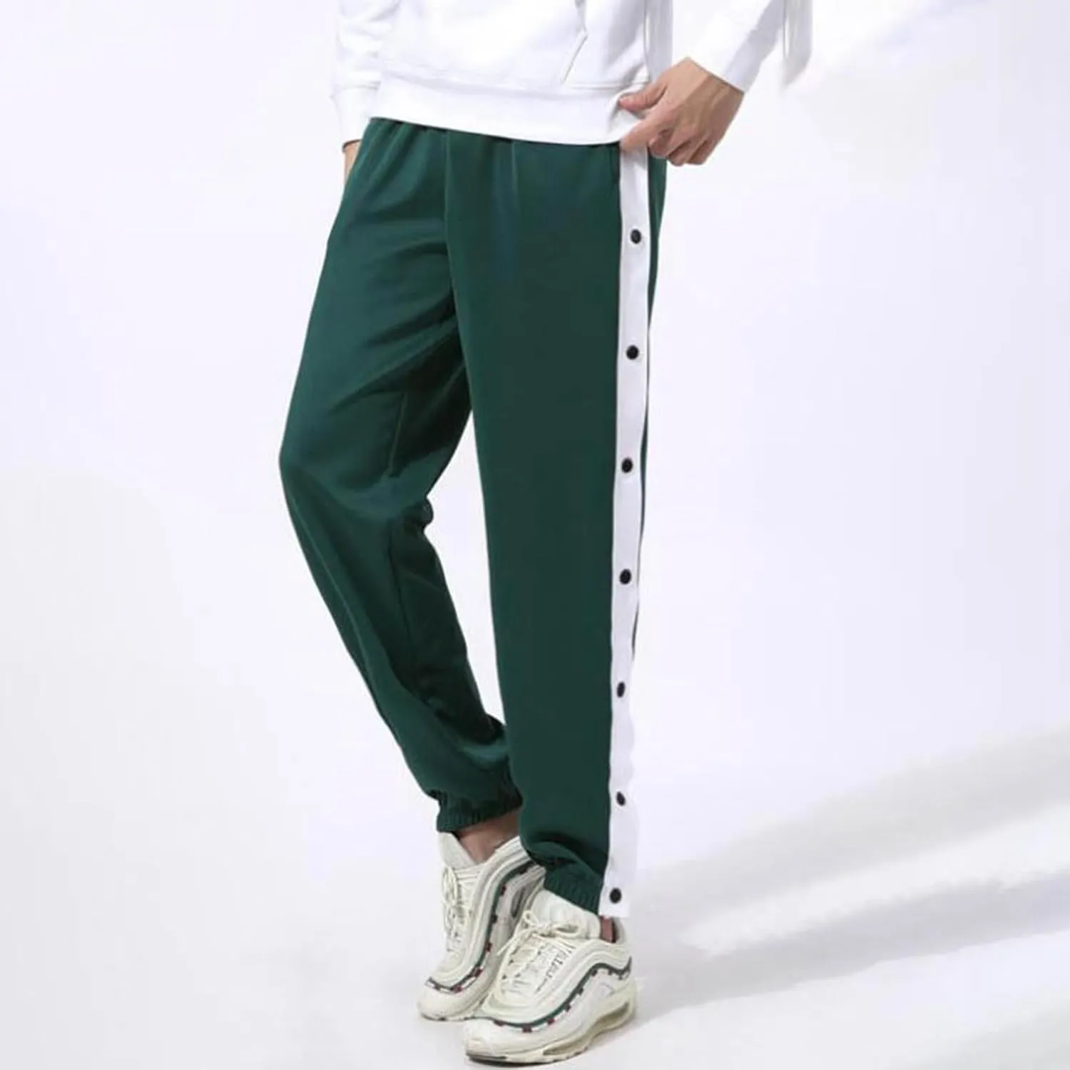 Mens Y2k Sweatpants Vintage Baggy Pants Hip Hop Track Pants Y2k Parachute Pants for Men Sweat Pants Fall Winter