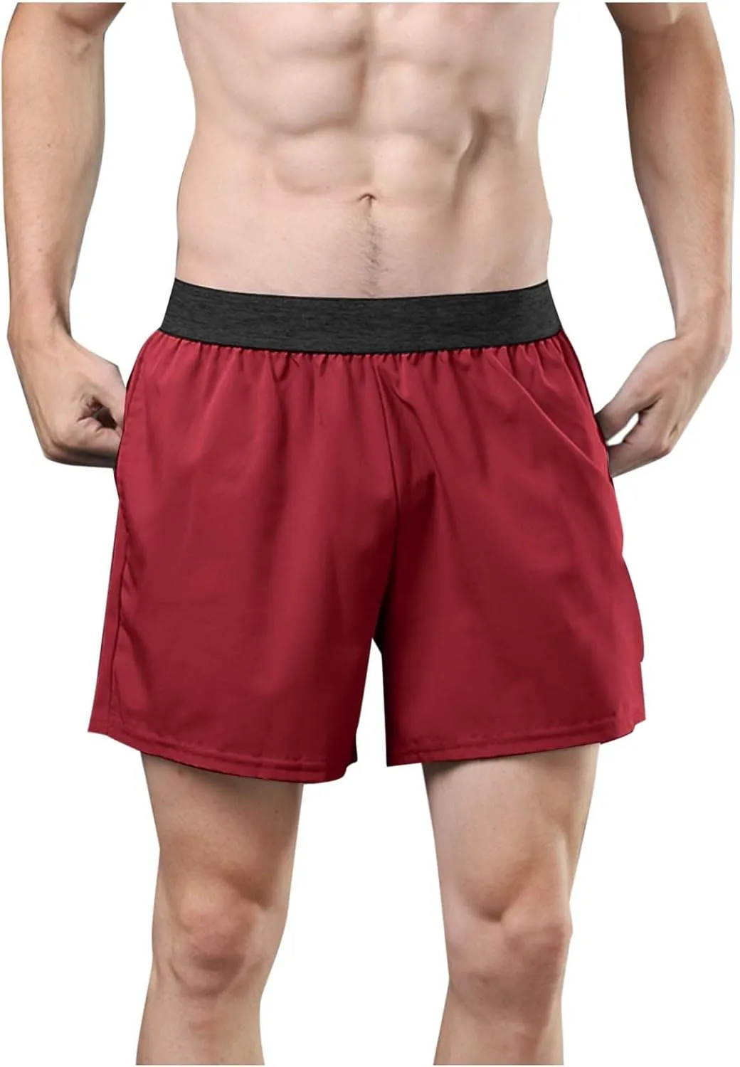 Moisture Wicking Shorts for Men Quick Dry Running Athletic Workout Gym Gear Lightweight Breathable Active Wear Summer