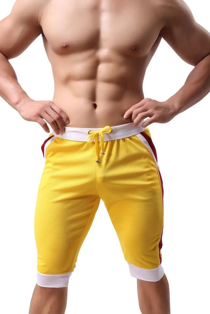ONEFIT Men's Fashion Sports Pants Summer Thin Section Pants Capri Pants Shorts