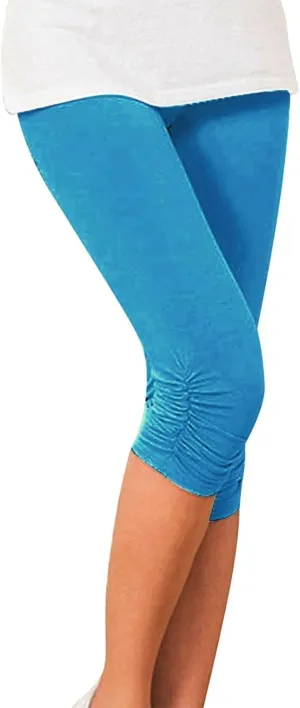 Pants for Women Summer Casual Sports Yoga Pants Tight Cropped Pants Hiking Pants Women High Waisted Leggings