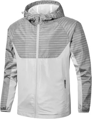 Rain Jacket for Men Big and Tall Waterproof Raincoat with Hood Lightweight Rain Shell Jacket Raincoat for Golf Hiking