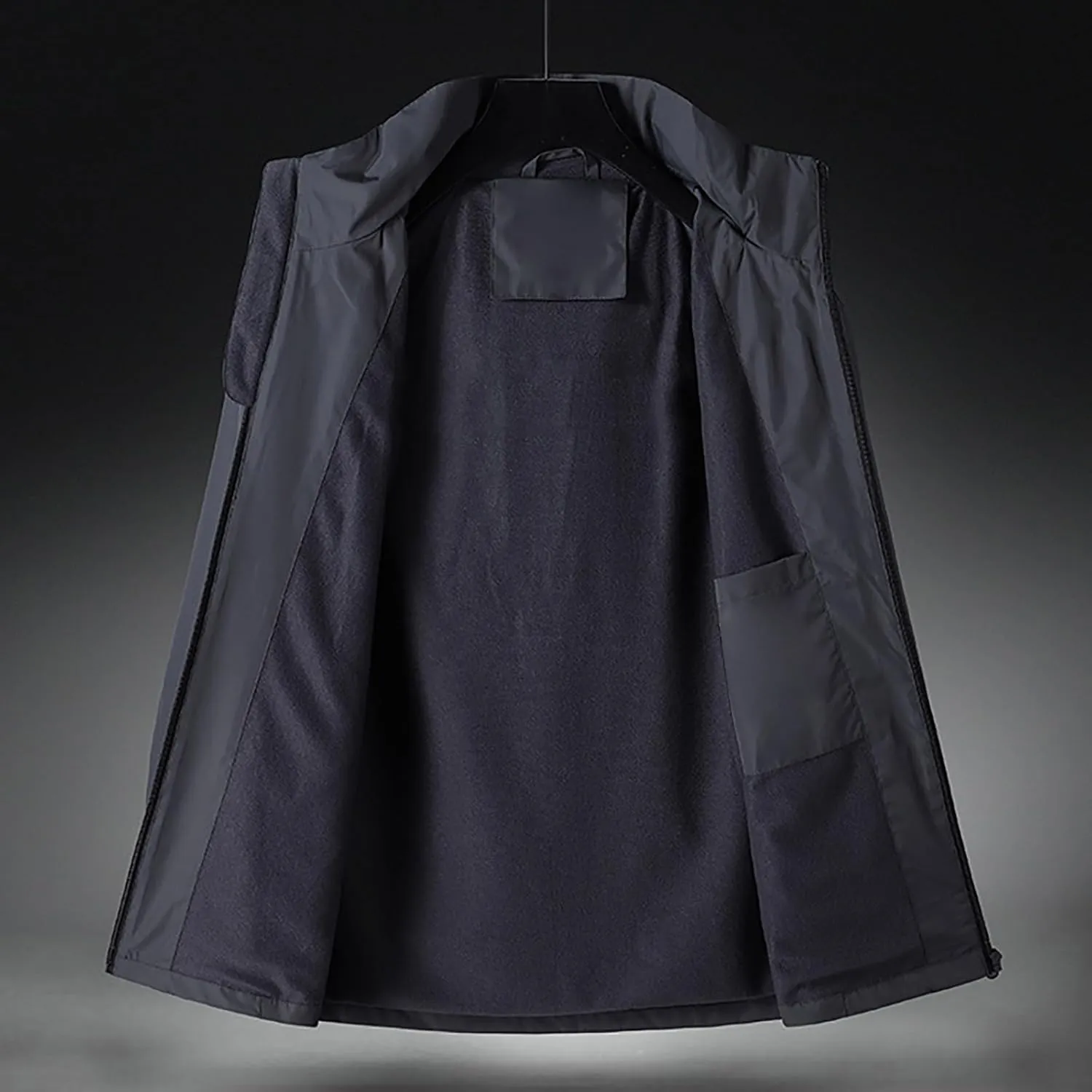 Raincoat for Mens Lightweight Waterproof Coated Hooded Rain Jackets Windbreaker Raincoats Hood Softshell Raincoats