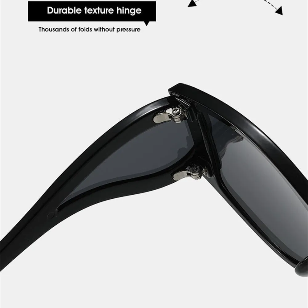 Retro Oval Sunglasses Women Punk Fashion Luxury Trend Shades Unisex Outdoors Travel Cycling Sun Glasses UV400