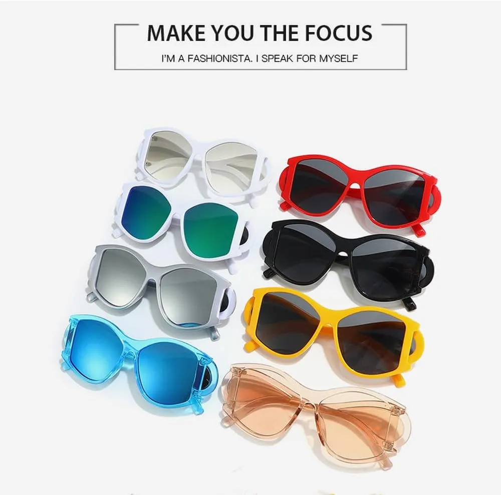Retro Oval Sunglasses Women Punk Fashion Luxury Trend Shades Unisex Outdoors Travel Cycling Sun Glasses UV400