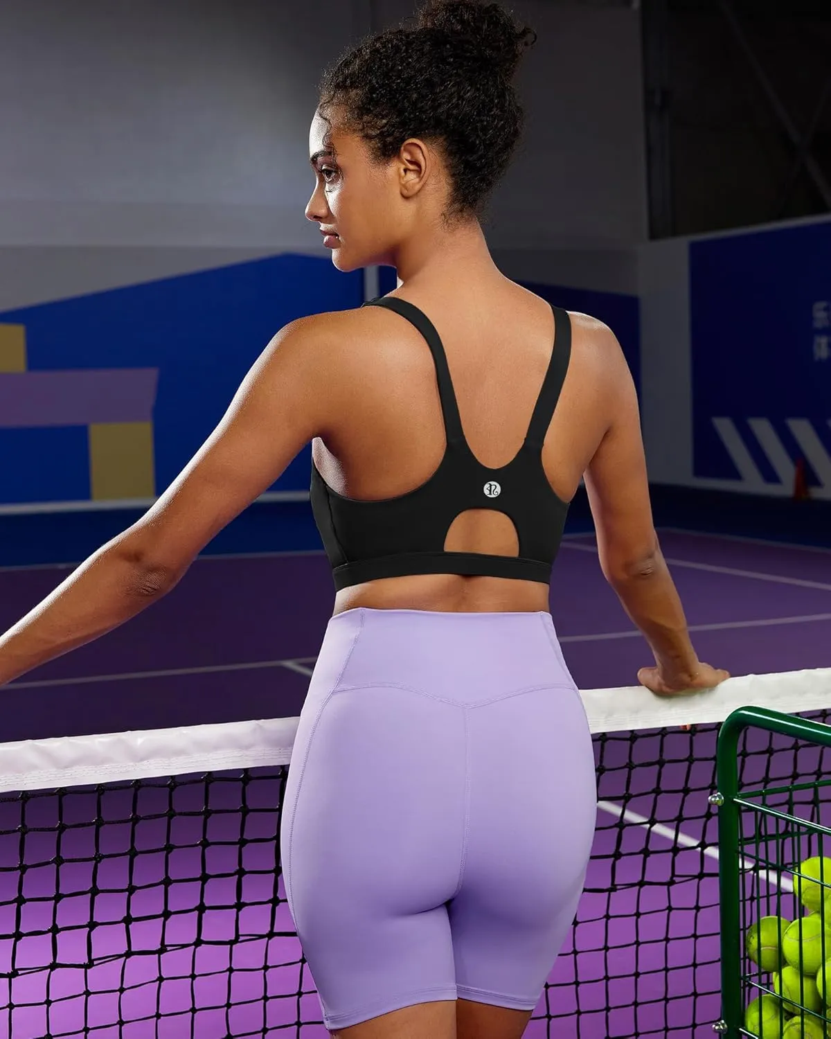 RUNNING GIRL Sports Bra for Women High Support, Molded Cup High Impact Sports Bras for Women Workout Yoga Bra