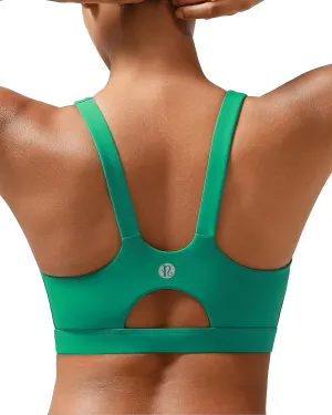 RUNNING GIRL Sports Bra for Women High Support, Molded Cup High Impact Sports Bras for Women Workout Yoga Bra