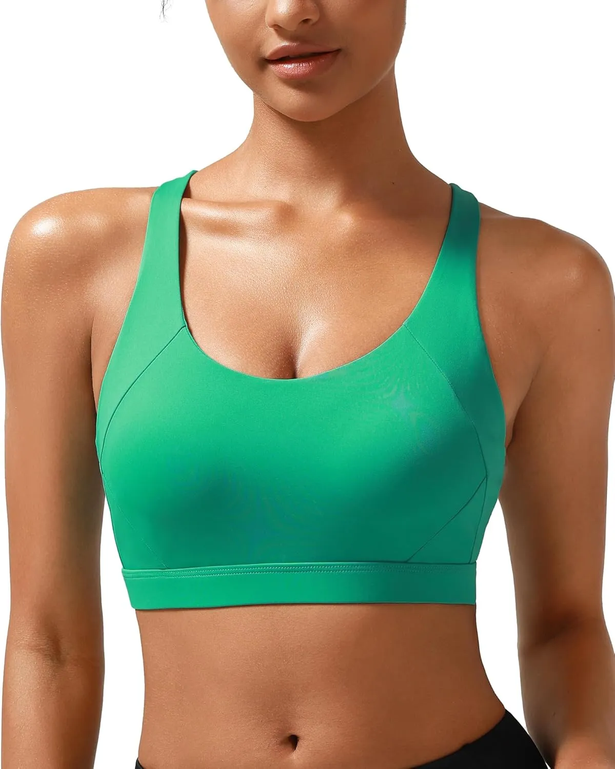 RUNNING GIRL Sports Bra for Women High Support, Molded Cup High Impact Sports Bras for Women Workout Yoga Bra