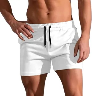 Running Shorts for Men 3 Inch Quick Dry Athletic Lightweight Workout Gym Active Short Pants Beach Outfits with Pockets