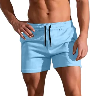 Running Shorts for Men 3 Inch Quick Dry Athletic Lightweight Workout Gym Active Short Pants Beach Outfits with Pockets