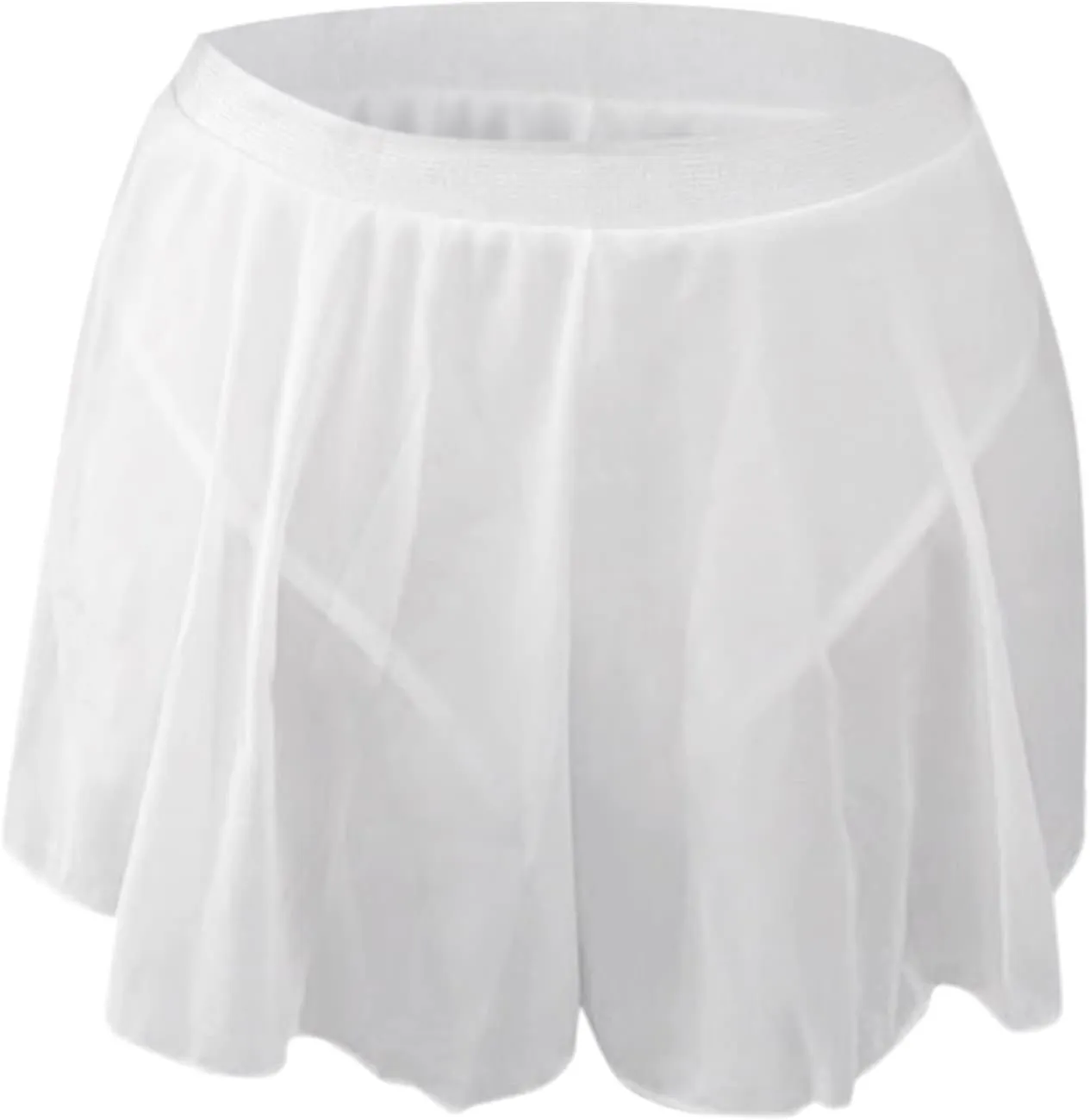 sexy lingerie for women naughty outfits Pleated Mini Skirt Lingerie Plaid Skirts High Waist Mini Pleated Lace Skirt Naughty Skirt for Schoolgirl sexy lingerie for women White XX-Large