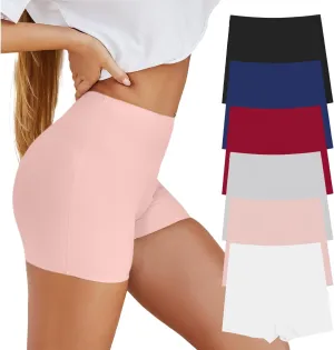 SHARICCA BoyShorts Panties for Women Seamless Soft Boy Shorts Underwear Short Boxer Briefs Anti Chafing Multiple Pack