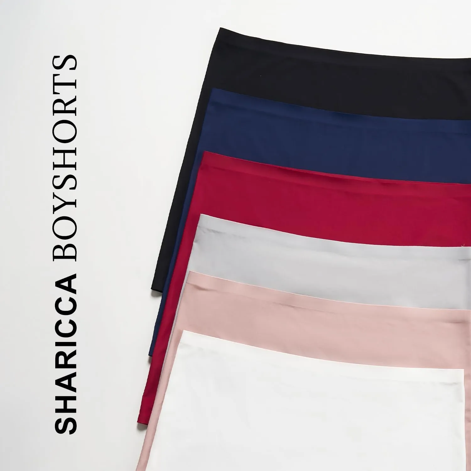 SHARICCA BoyShorts Panties for Women Seamless Soft Boy Shorts Underwear Short Boxer Briefs Anti Chafing Multiple Pack
