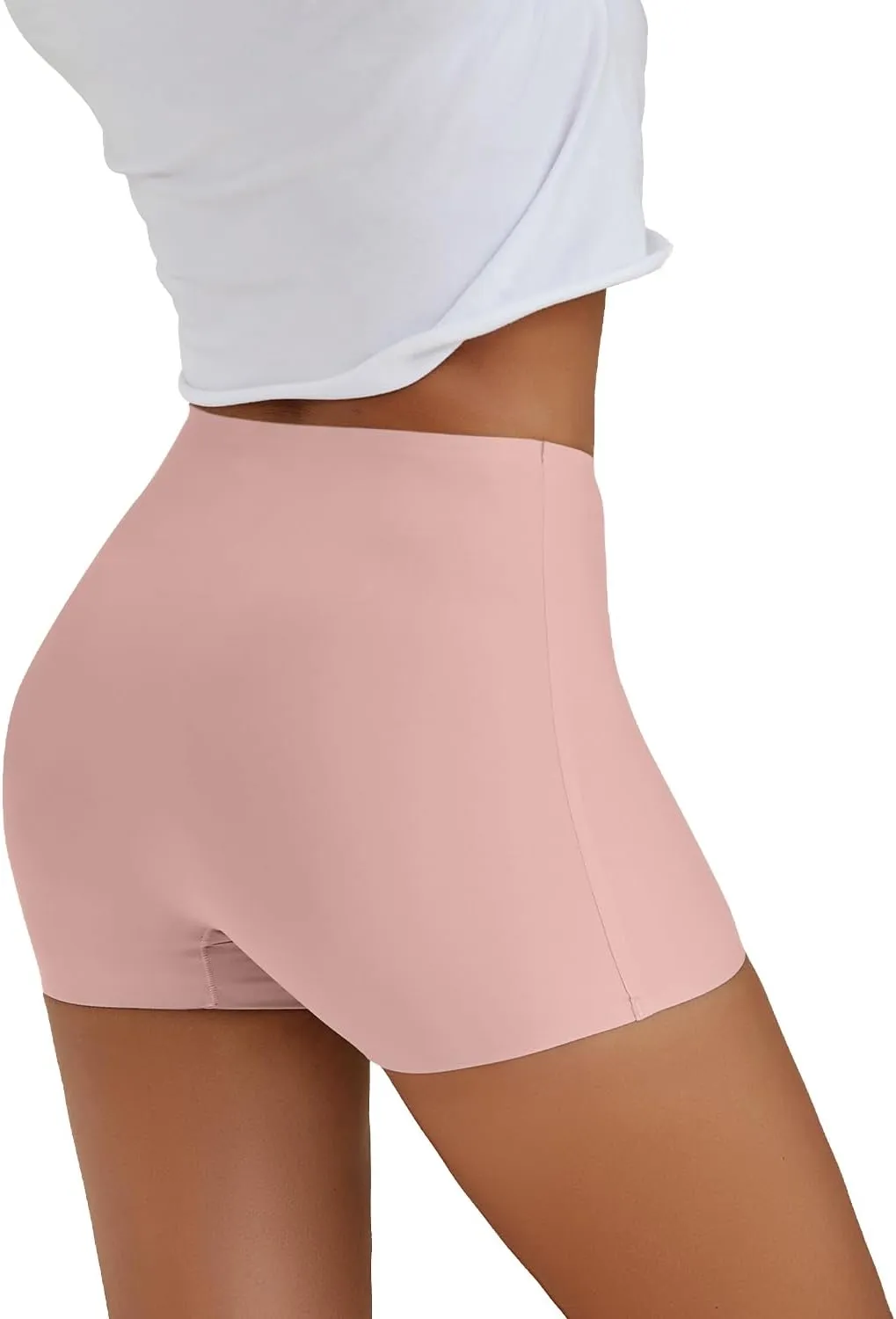 SHARICCA BoyShorts Panties for Women Seamless Soft Boy Shorts Underwear Short Boxer Briefs Anti Chafing Multiple Pack