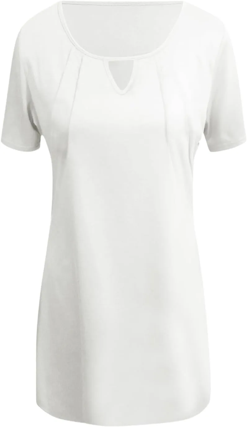 Shift Dresses for Women 2025 Vintage Short Sleeve V Neck Aline Graduation Mini Dress Comfy Church Gauze Outfits