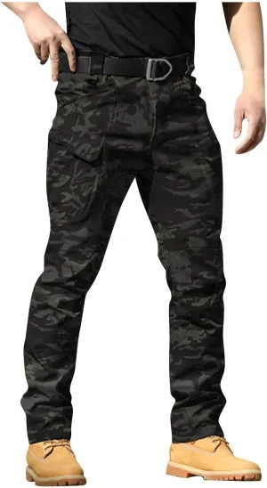 Tactical Pants for Men Waterproof Upland Hunting Pants Stretch Ripstop Cargo Pants Multi Pockets Outdoor Work Pants