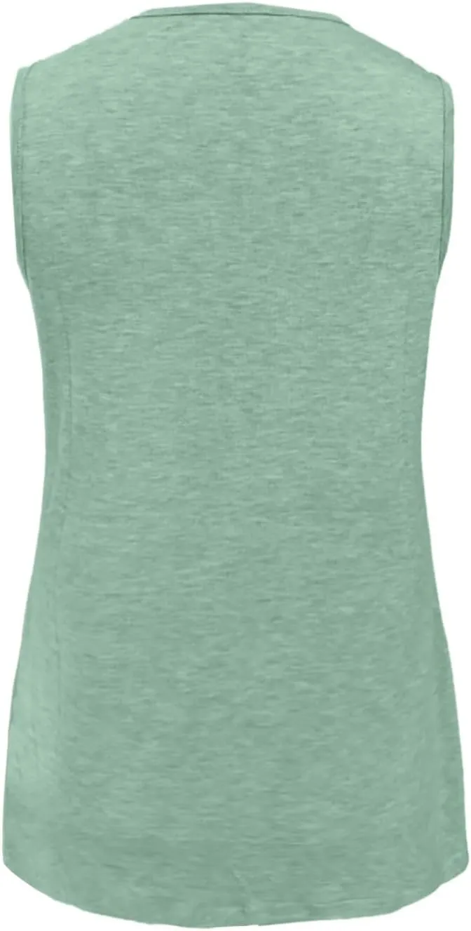 Tank Top for Women Summer V Neck T Shirts Casual Sleeveless Basic Tshirt Loose Fashion 2025