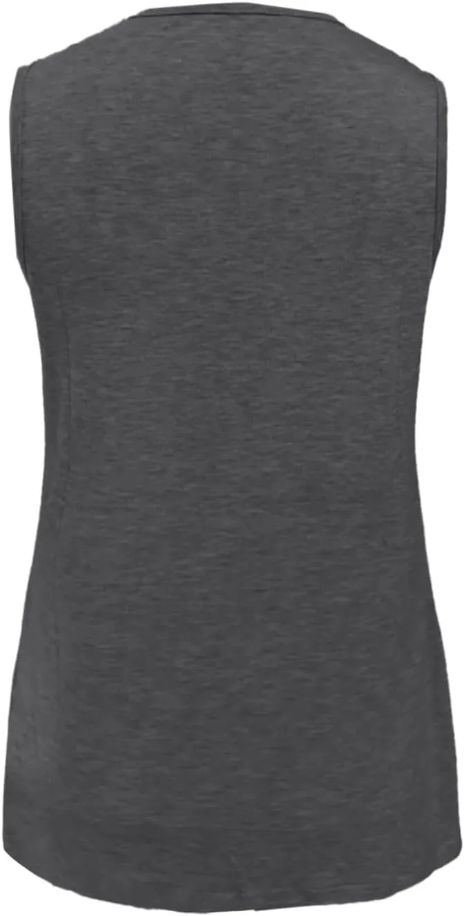 Tank Top for Women Summer V Neck T-Shirts Casual Sleeveless Comfy Tshirts Loose Fit Vacation Beach Fashion